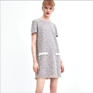 Zara Lightweight Tweed Dress